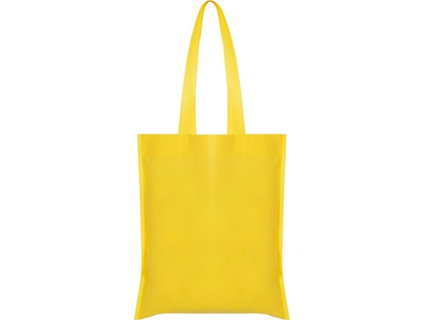 Bolsas non woven Crest termosellada 36x40 asa larga 70cm Amarillo detalle 13