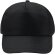 Gorras de béisbol personalizable rPET Calisto Negro