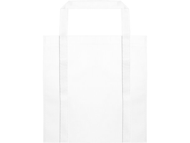 Bolsa non-woven barata personalizada Barnet con asas de 58 cm Blanco detalle 6