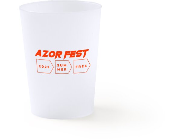 Vaso de plástico promocional Pontal reutilizable en PP flexible 500ml Transparente detalle 2