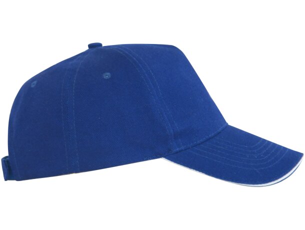 Gorra de béisbol barata algodón 170 g/m2 Eris Royal detalle 15