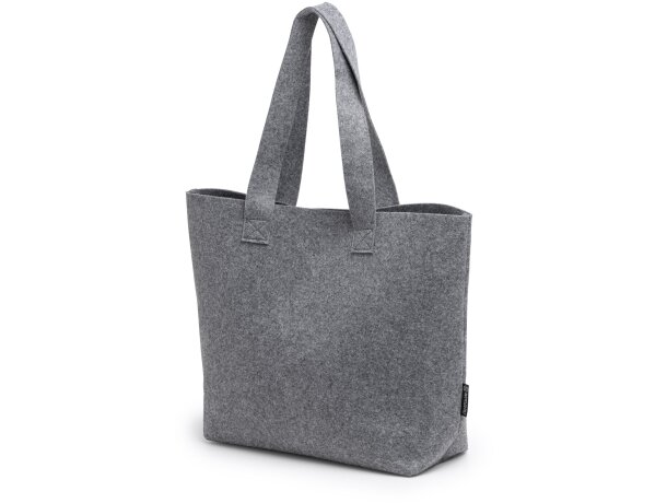 Bolsa de playa Carola eco para la playa con asas reforzadas Gris detalle 4