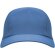 Gorra running para publicidad Mercury ligera tres paneles ajustable velcro Royal detalle 14