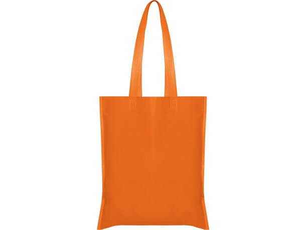 Bolsas non woven Crest termosellada 36x40 asa larga 70cm Naranja detalle 21