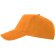 Gorra de béisbol barata algodón 170 g/m2 Eris Naranja detalle 26