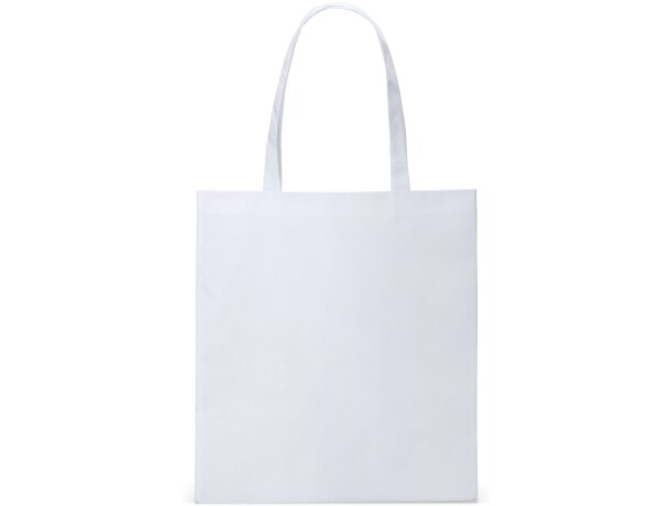 Bolsas non woven sublimación Mito con asas largas y tejido resistente Blanco detalle 4