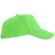 Gorra de béisbol barata algodón 170 g/m2 Eris Verde helecho detalle 23