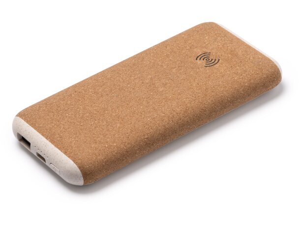 Powerbank personalizado de corcho 10000 mah Rotox Crudo detalle 4