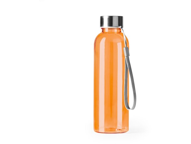 Botellas de acero inoxidable bidón rpet Valsan 600ml diseño ecológico Naranja detalle 13