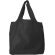 Bolsa de compras plegables Pantala eco con bolsillo de poliéster reciclado Negro detalle 7