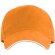 Gorra de béisbol barata algodón 170 g/m2 Eris Naranja detalle 24