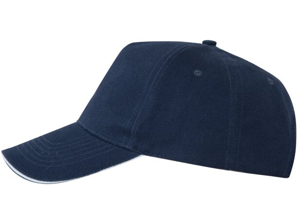 Gorra de béisbol barata algodón 170 g/m2 Eris Marino detalle 30