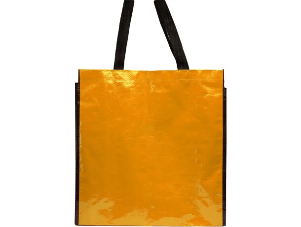 Bolsa de compra personalizada Coast brillante y resistente Naranja detalle 12