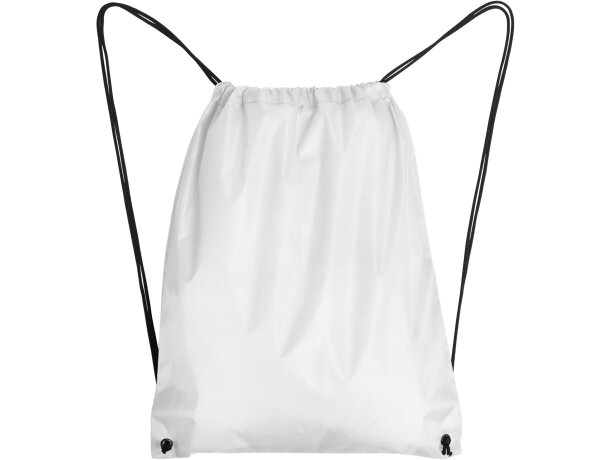 Mochilas publicitarias Hamelin mochila multiusos con ojales metálicos Blanco detalle 4