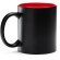 Tazas de cerámica Macha aptas para microondas 350ml interior a color Rojo