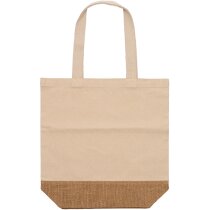 Bolsas reciclables Mendes con algodón reciclado y asas de jute 70 cm