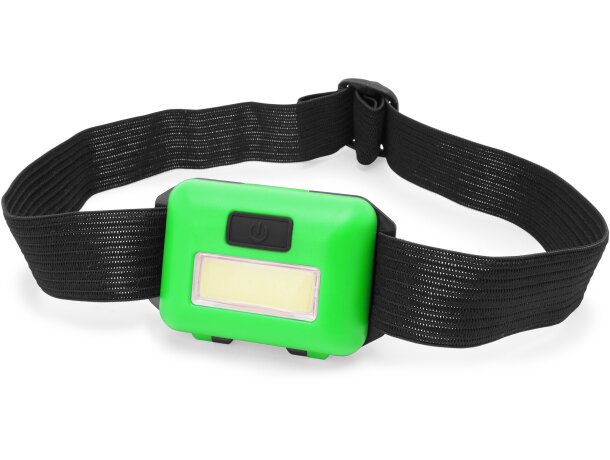 Linterna personalizado Flash deportiva con cinta multiusos y 8 luces LED COB Verde helecho detalle 9