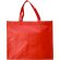 Bolsas de non woven con Orca laminada mate asas reforzadas RPET Rojo detalle 12