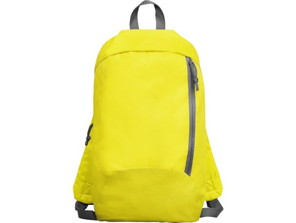 Mochila infantil bolsillo frontal con cierre de poliéster 145 g/m2 Sison Amarillo detalle 13