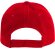 Gorra de béisbol barata algodón 170 g/m2 Eris Rojo detalle 33