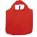 Bolsas plegables con elástico Toco en suave poliéster 190T Rojo