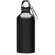 Botellas de aluminio con mosquetón Athletic 400ml colores divertidos Negro