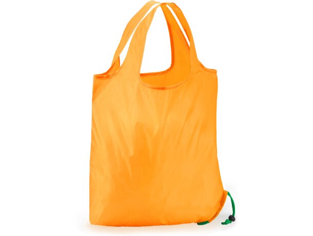 Bolsas baratas personalizadas focha frutas poliéster plegable Naranja detalle 4