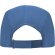 Gorra running para publicidad Mercury ligera tres paneles ajustable velcro Royal detalle 15