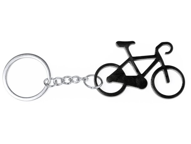 Llaveros originales en forma de bicicleta aluminio Giro Negro detalle 1