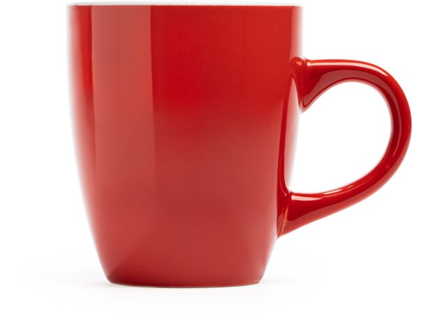 Tazas de cerámica Nolo esmalte a color aptas microondas lavavajillas 300ml Rojo detalle 20