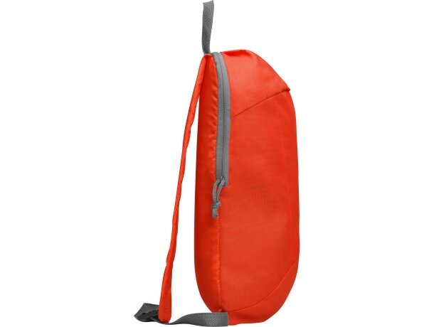 Mochila infantil bolsillo frontal con cierre de poliéster 145 g/m2 Sison Rojo detalle 36