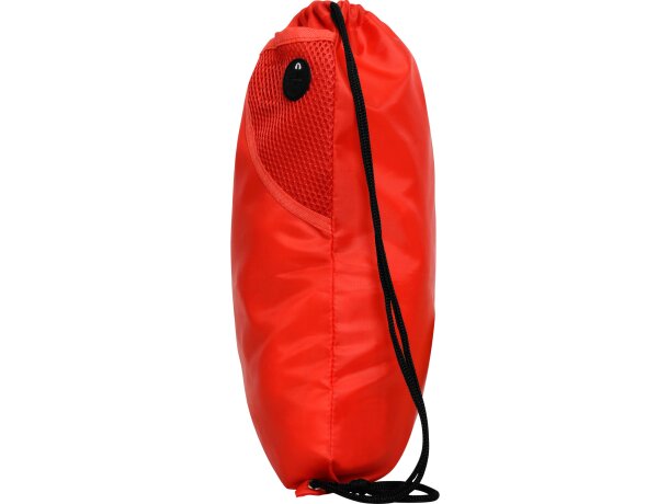 Mochila de cuerdas personalizada poliéster 210D 60 g/m2 Cuanca Rojo detalle 19