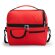 Bolsa nevera personalizada Grulla multiusos con compartimentos isotérmicos Rojo detalle 8