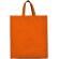 Bolsas non woven para empresas Lake termoselladas con fuelle lateral Naranja