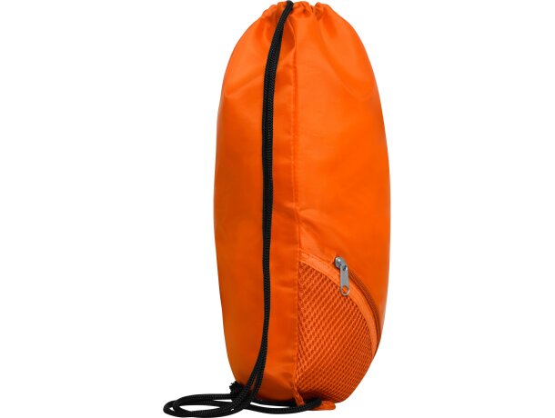 Mochila de cuerdas personalizada poliéster 210D 60 g/m2 Cuanca Naranja detalle 16