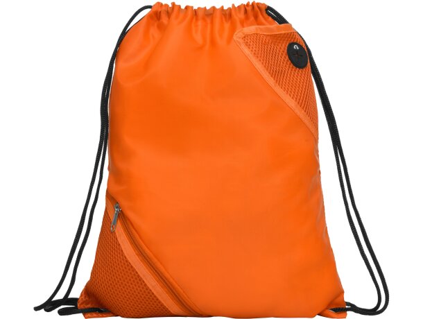 Mochila de cuerdas personalizada poliéster 210D 60 g/m2 Cuanca Naranja detalle 13