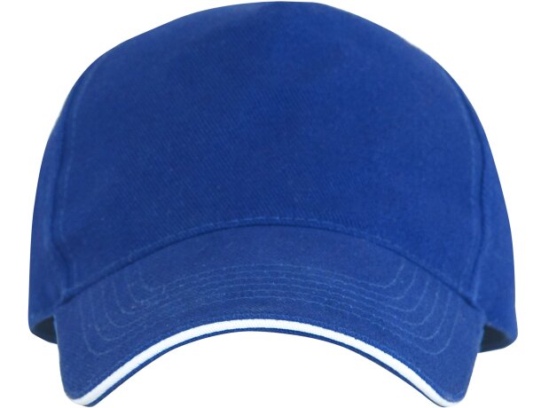 Gorra de béisbol barata algodón 170 g/m2 Eris Royal detalle 12