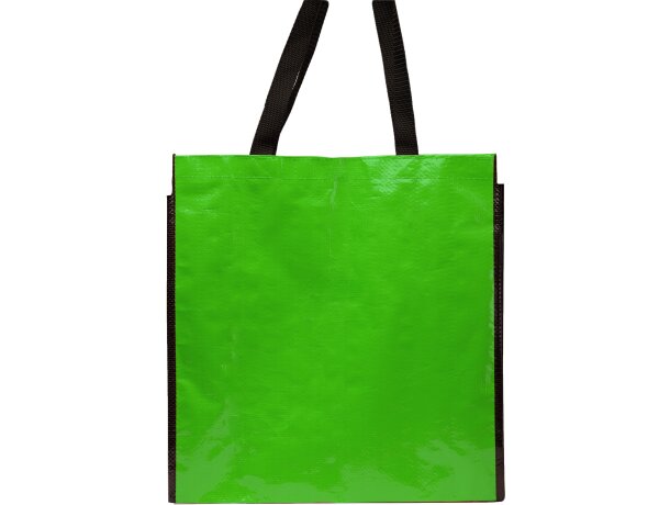 Bolsa de compra personalizada Coast brillante y resistente Verde helecho detalle 11