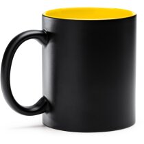 Tazas de cerámica Macha aptas para microondas 350ml interior a color