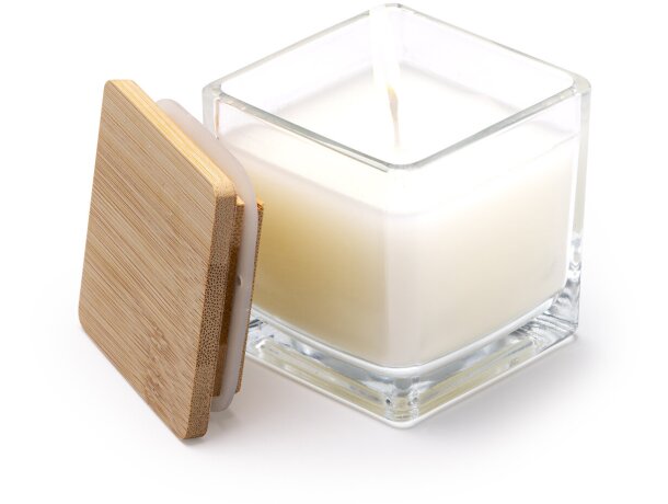 Velas Rocix elegancia ecoamigable aroma vainilla cálido acogedor hogar Blanco detalle 5