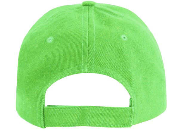 Gorra de béisbol barata algodón 170 g/m2 Eris Verde helecho detalle 21