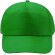 Gorras de béisbol personalizable rPET Calisto Verde helecho