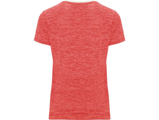 Camiseta ZOLDER WOMAN Roly blanco/coral fluor vigore