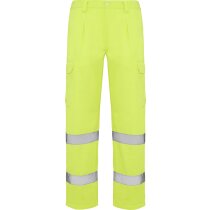 Pantalones alta visibilidad con tejido resistente poliéster 235 g/m2