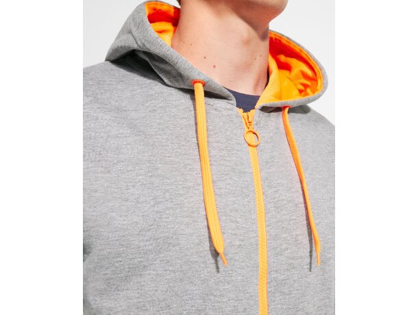 Sudadera FUJI Roly negro/amarillo fluor