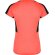 Camiseta SUZUKA Roly coral fluor/negro