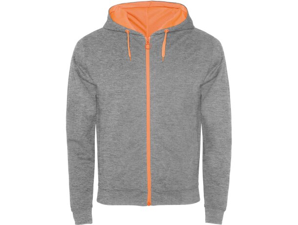 Sudadera FUJI Roly gris/naranja fluor