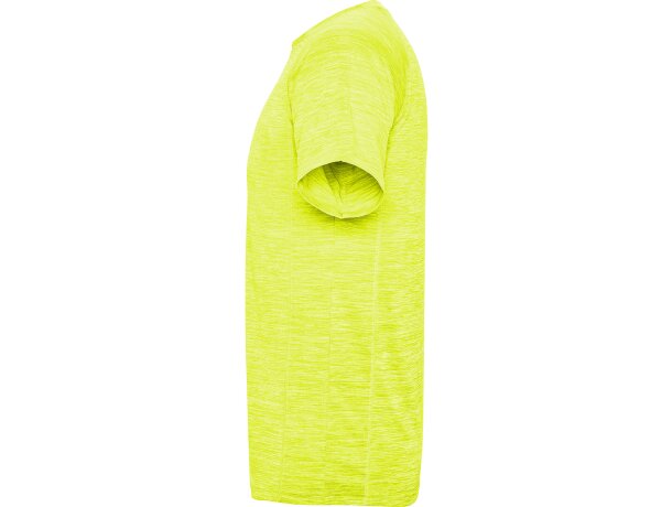 Camiseta AUSTIN Roly amarillo fluor vigore