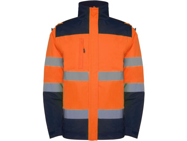 Parka EPSYLON Roly de alta visibilidad marino/naranja fluor