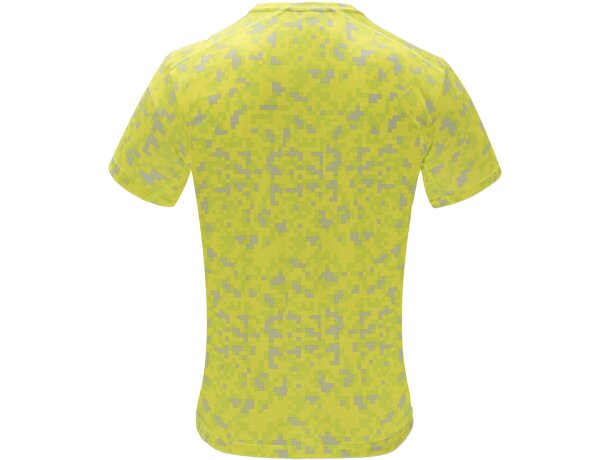 Camiseta técnica ASSEN Roly pixel amarillo fluor